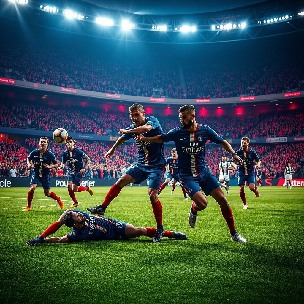 半岛体育竞技-巴黎圣日耳曼逆转蒙彼利埃蝙蝠军团，豪取三连胜追平榜首位置